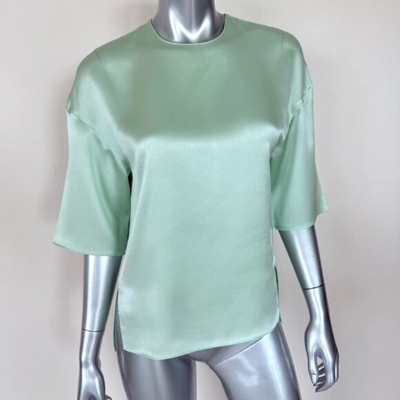 NEW!! Theory women silk blouse size XS Retail 350$ - Picture 2 of 9